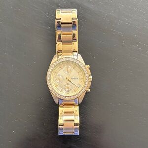 Fossil Women's Gold and Silver Watch
